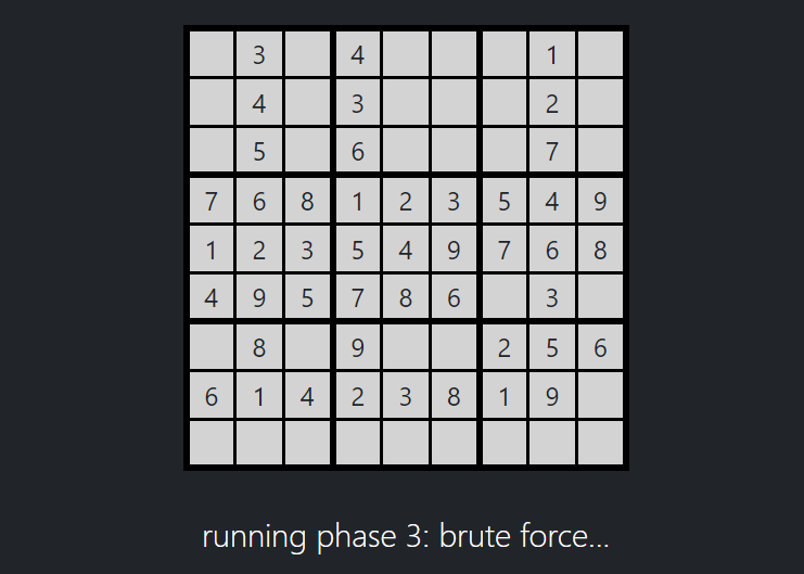 a picture of a half-solved sudoku puzzle